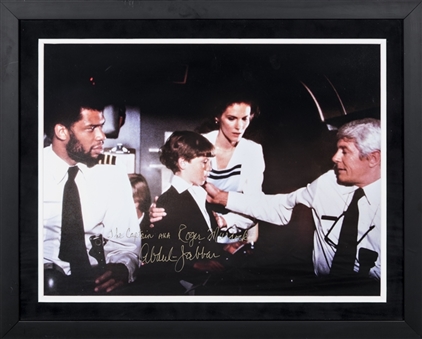 Kareem Abdul-Jabbar Signed & Inscribed "Airplane!" Photo In 25x20 Framed Display (Abdul-Jabbar LOA)